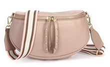 Load image into Gallery viewer, Obsessed Toffee/Gold Crossbody Bag
