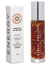 Load image into Gallery viewer, Essential Oil Crystal Rollers - Energy (10ml)
