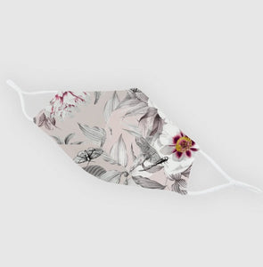 Reusable Silk Face Covering Mask - Limited Edition Spring Time print