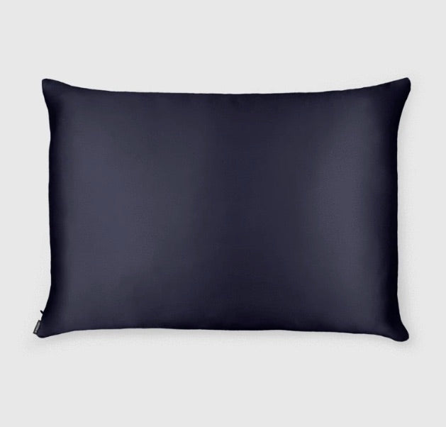 Shhh Silk - Navy Silk Pillowcase - Queen Size