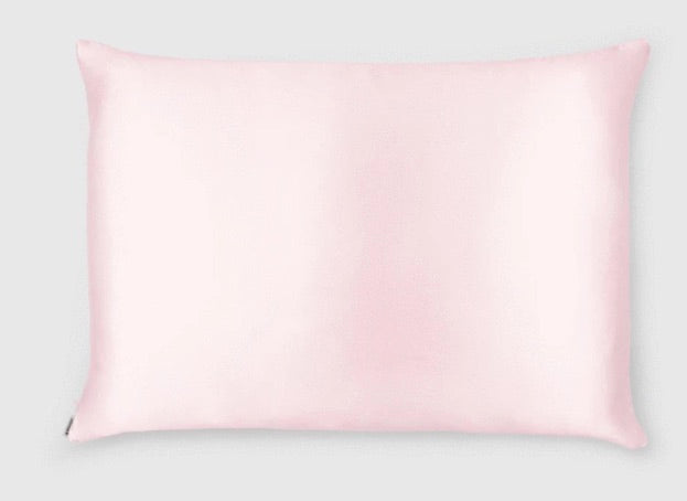 Shhh Silk - Pink Silk Pillowcase - Queen Size - Zippered