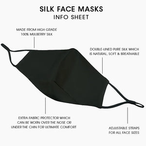 Reusable Silk Face Covering Mask