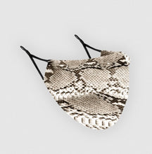 Load image into Gallery viewer, Reusable Silk Face Covering Mask - Limited Edition Snake Skin print
